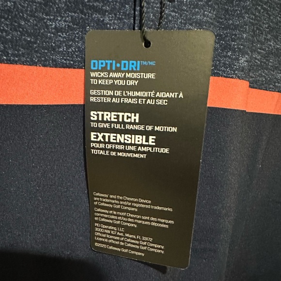 Mens golf T-shirt. Blue size: small BNWT. Callaway - Picture 3 of 5